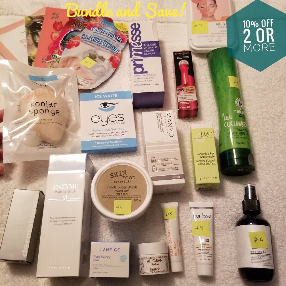 Lot of Skin Care; Great for 10 Step Korean System!